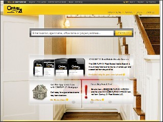 Web site www.century21.com, Century 21 Gold Country