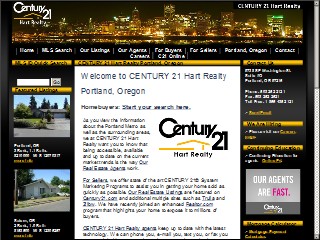Web site www.century21hart.com, Century 21 Hart Realty