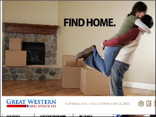 Web site www.greatwesternrealestate.com, Great Western Real Estate Co